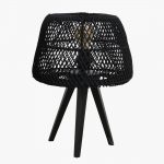 Maze tripod table lamp black
