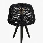 Maze tripod table lamp black