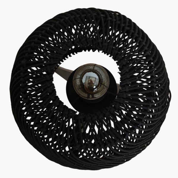 Maze tripod table lamp black