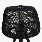 Maze tripod table lamp black