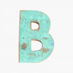 Boatwood letter B