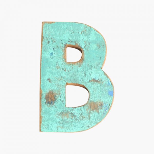 Boatwood letter B