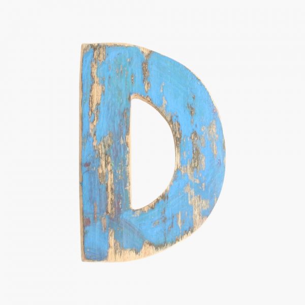Boatwood letter D
