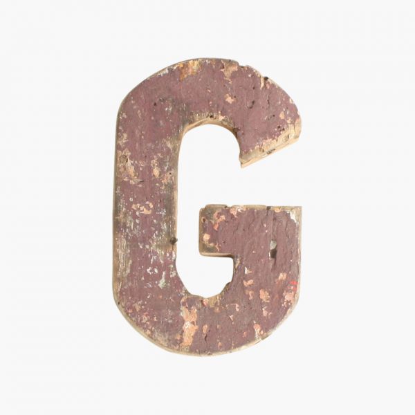 Boatwood letter G