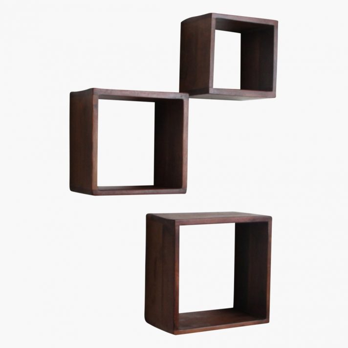 Factory Cube open wandplank, set van 3