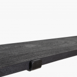 Factory black wall shelf 80 cm
