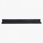 Factory zwarte smalle wandplank