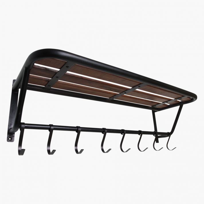 Factory wandkapstok met hoedenplank