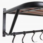 Factory wandkapstok met hoedenplank