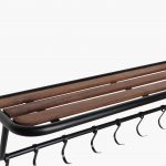 Factory wandkapstok met hoedenplank