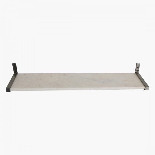 Marble wall shelf white
