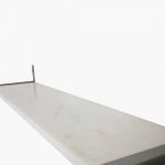 Marble wall shelf white