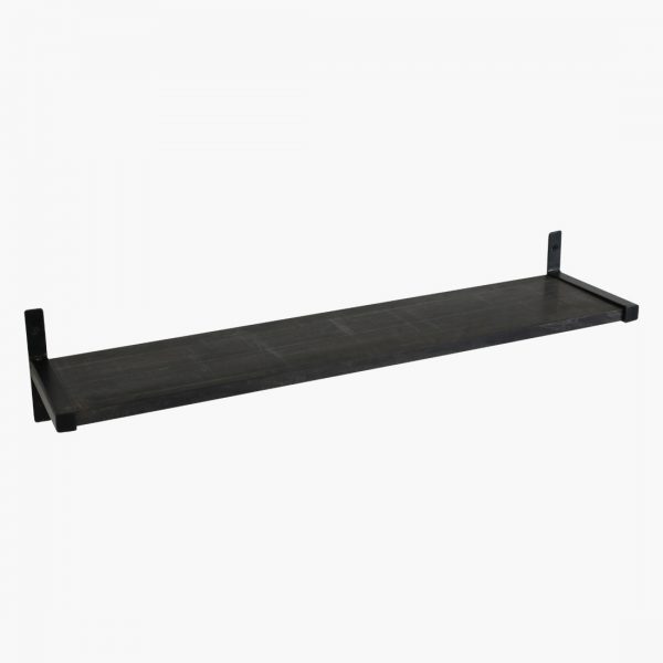 Marble wall shelf black