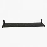 Marble wall shelf black
