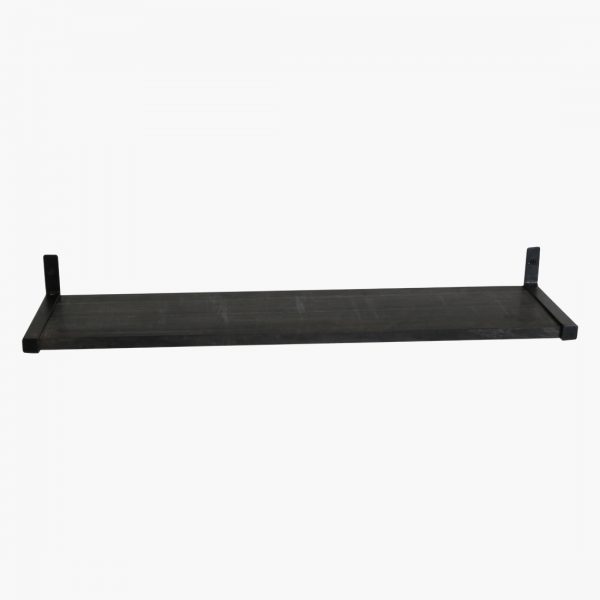 Marble wall shelf black