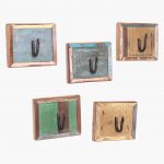 Scrapwood coat hanger 1 hook