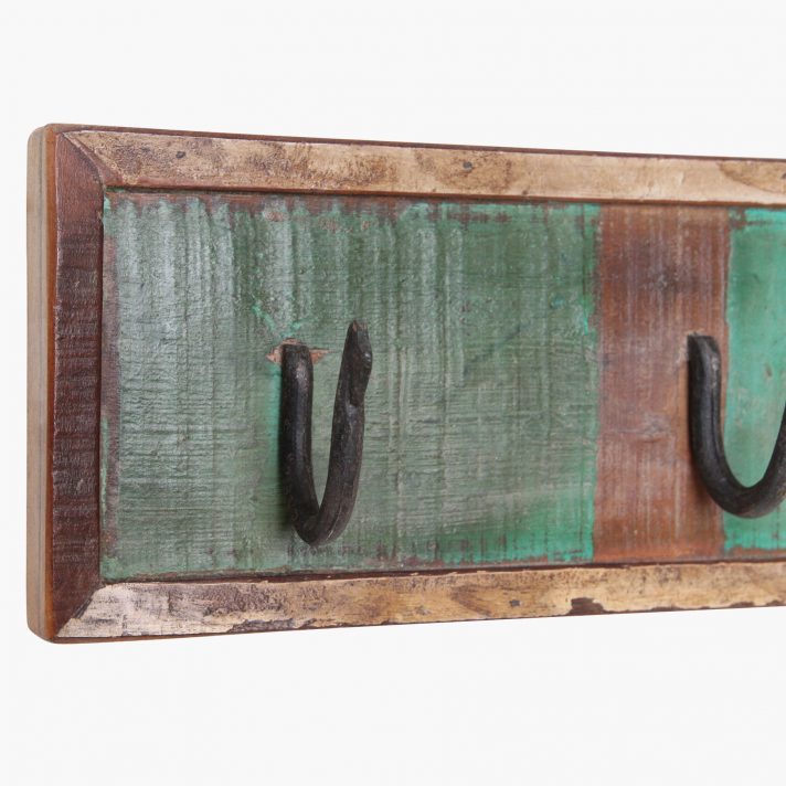 Scrapwood coat hanger 2 hook