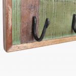 Scrapwood coat hanger 2 hook