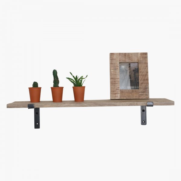 Vintage mango wall shelf 80 cm