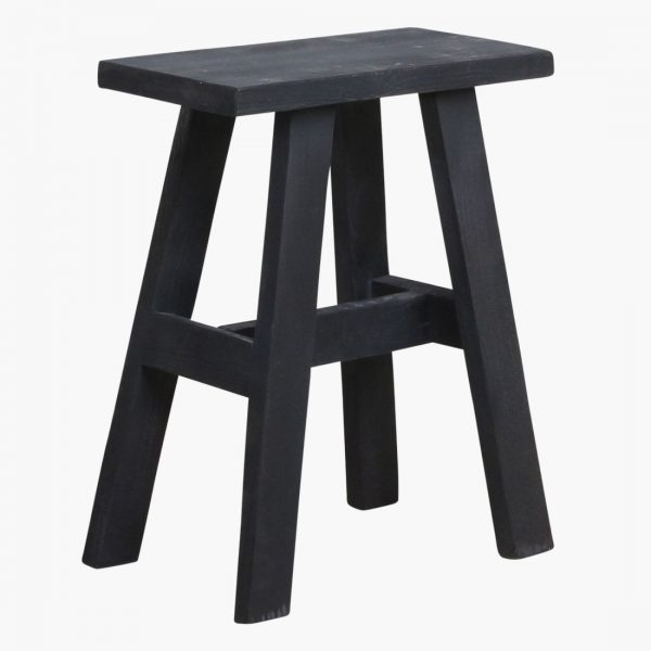 Black bus stop bench medium