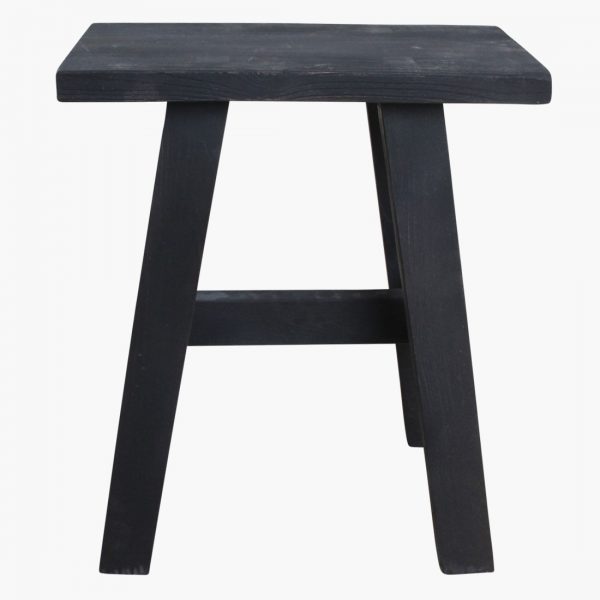 Black bus stop bench medium