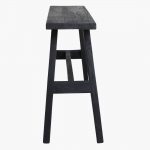 Zwart 'Bus Stop' bankje large