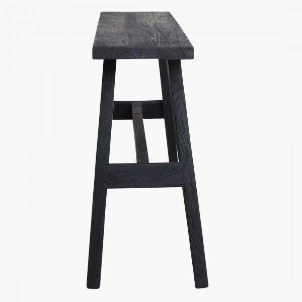 Zwart 'Bus Stop' bankje large