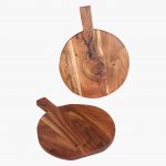 Acaciawood cutting board round