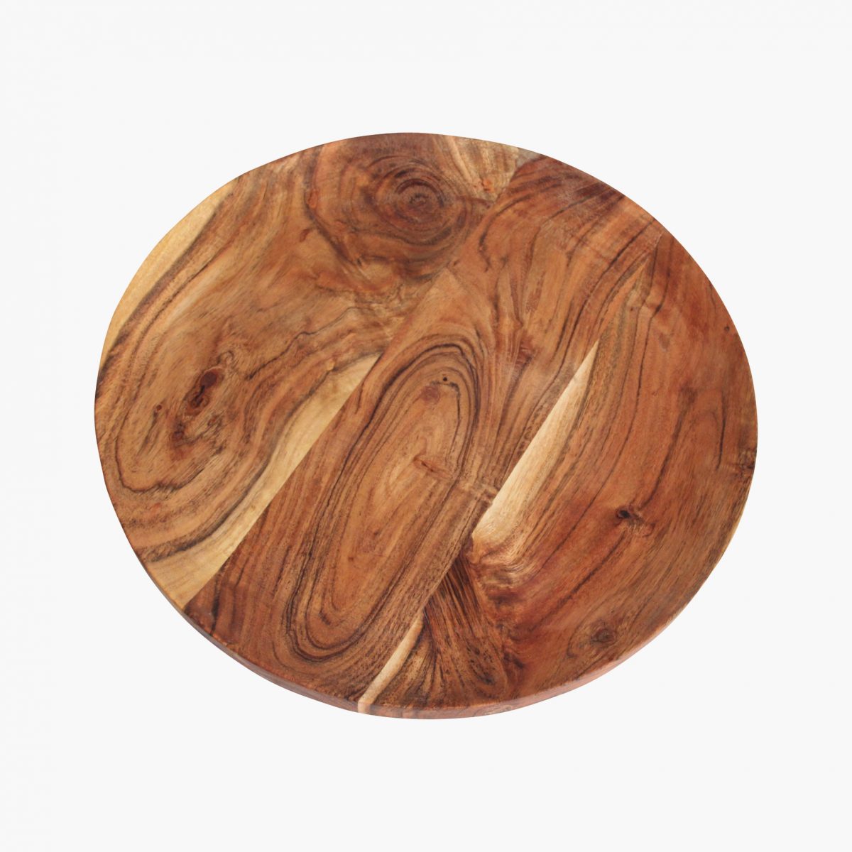 Acaciahouten bord rond - Afbeelding 3
