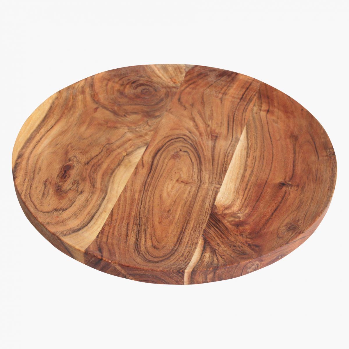 Acaciahouten bord rond - Afbeelding 4