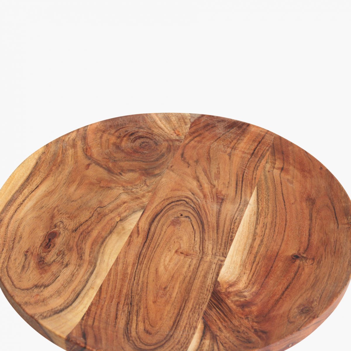Acaciahouten bord rond - Afbeelding 2