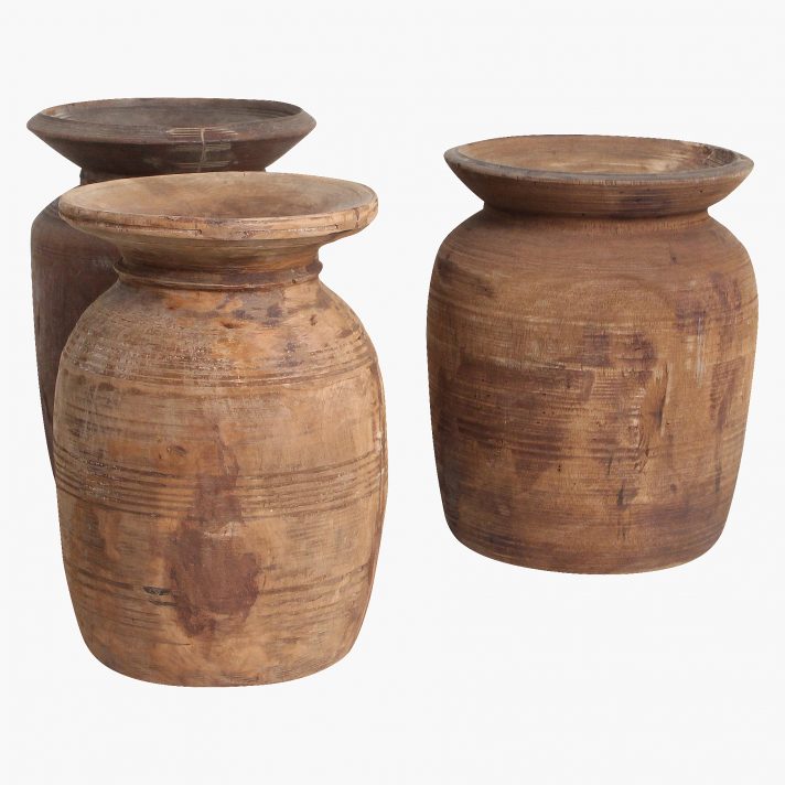 Neck pot Nepal natural - M