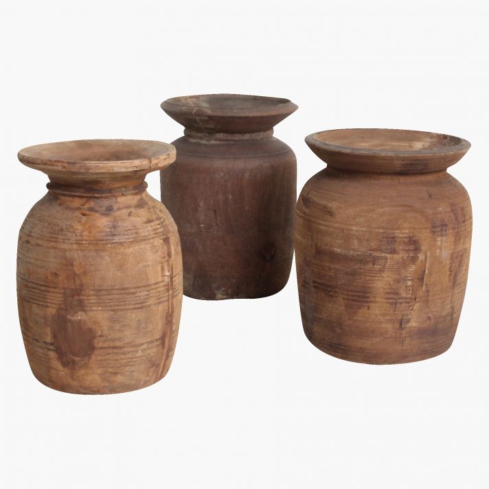 Neck pot Nepal natural - M