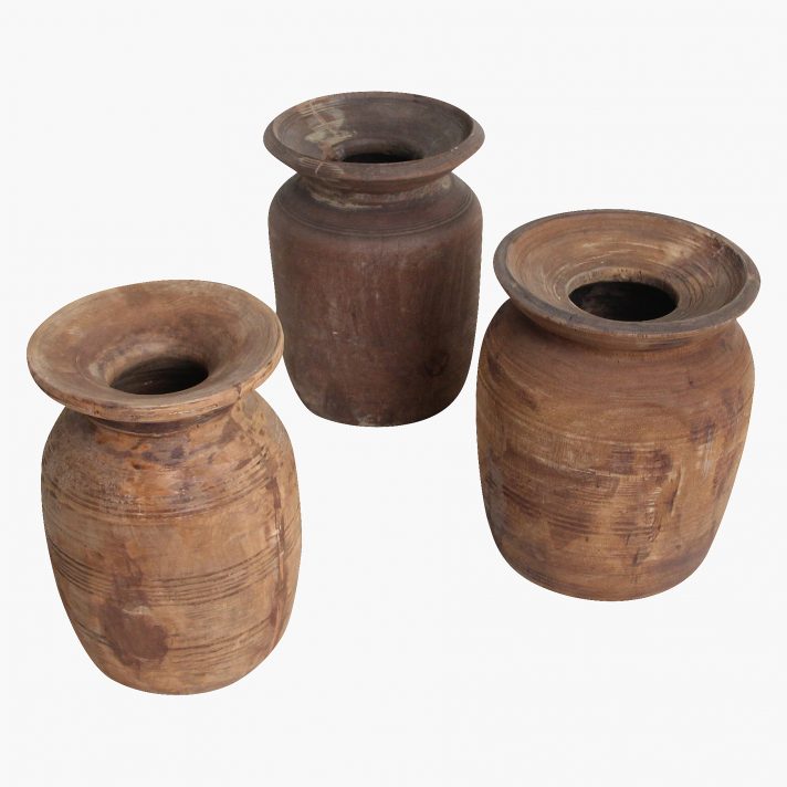 Neck pot Nepal natural - M