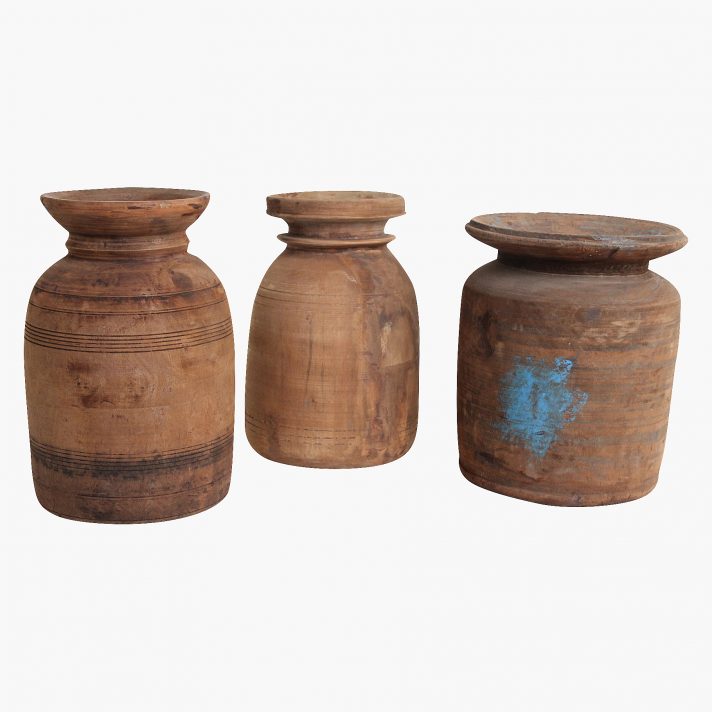 Neck pot Nepal natural - L