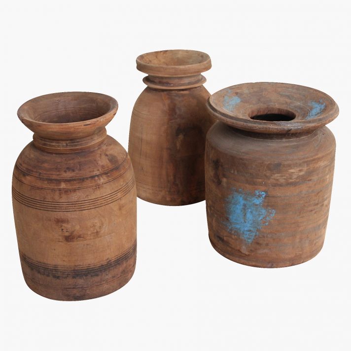 Neck pot Nepal natural - L