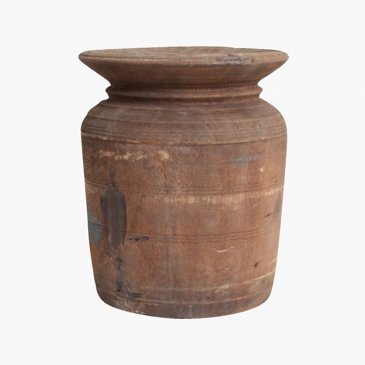 Houten pot uit Nepal - XL