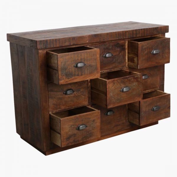 Factory dressoir met 9 lades