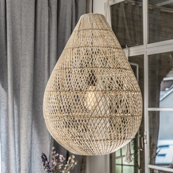 Maze hanglamp Drop naturel