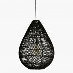 Maze lamp drop black