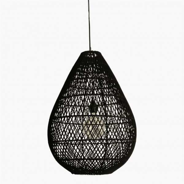 Maze lamp drop black