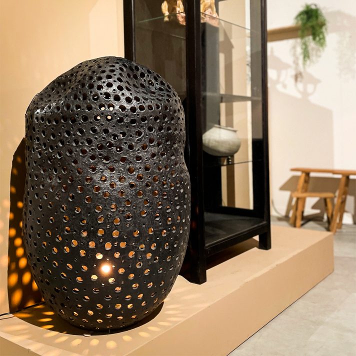 Terra floor lamp Bob XXL black