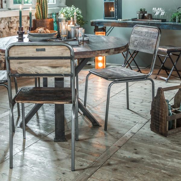 Factory dining chair