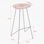 Loft bar stool natural
