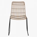 Jane slim outdoor chair natural