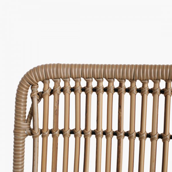 Jane slim outdoor chair natural