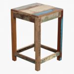 Scrapwood stool square