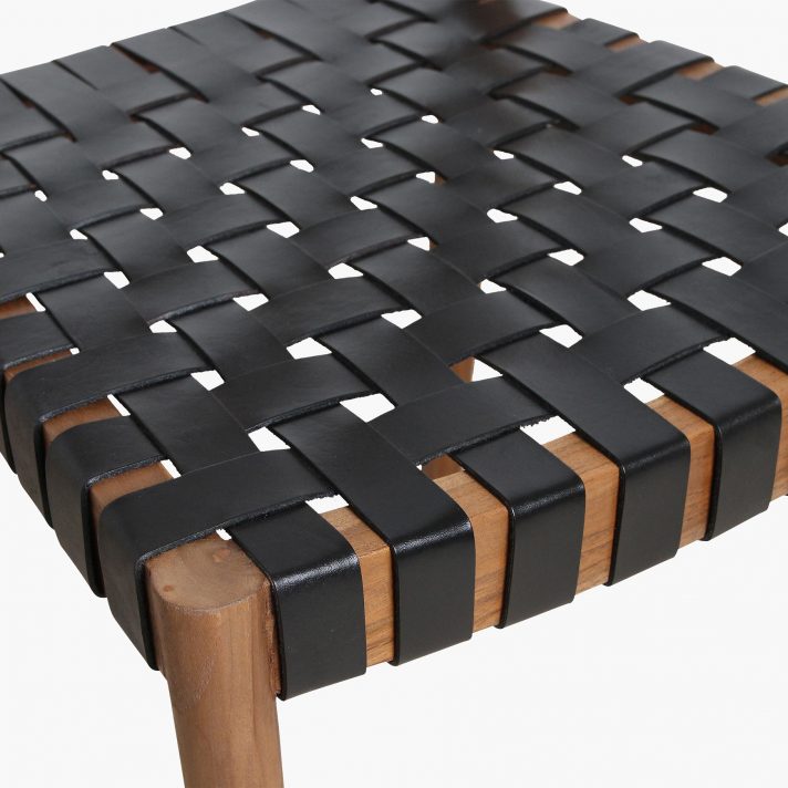 Freya dining chair black leather