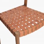 Freya dining chair natural leather