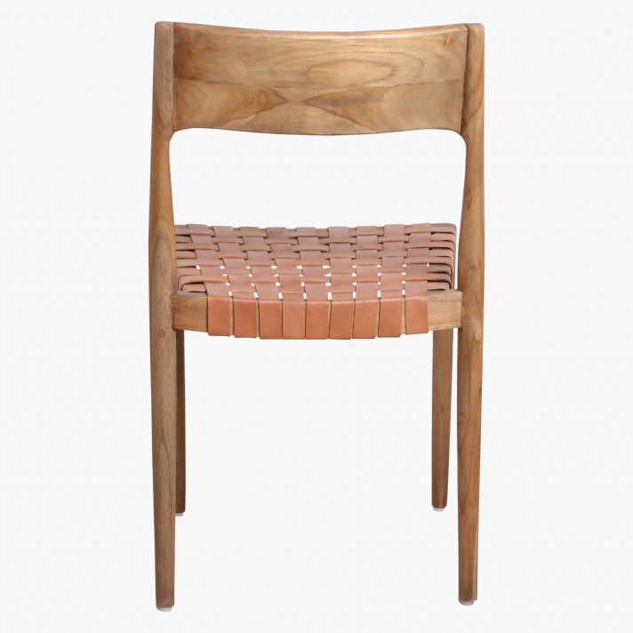 Freya dining chair natural leather